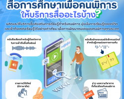 สื่อการศึกษาเพื่อคนพิการให้บริการสื่ออะไรบ้าง ... Image 1